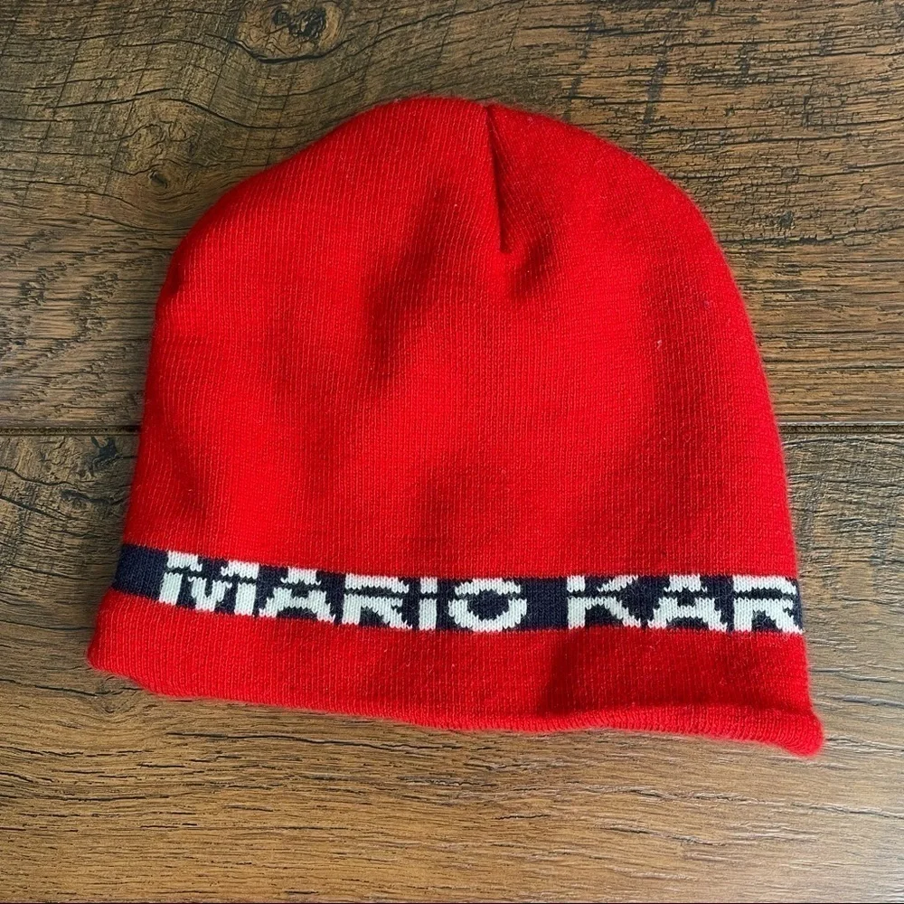 Mario Kart Knit Fleece‎ Lined Hat - Kids OSFM